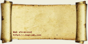 Neva Mladenović vizit kartica